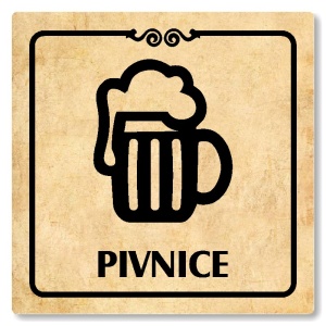 Pivnice, 118x118mm, pergamen, Texas